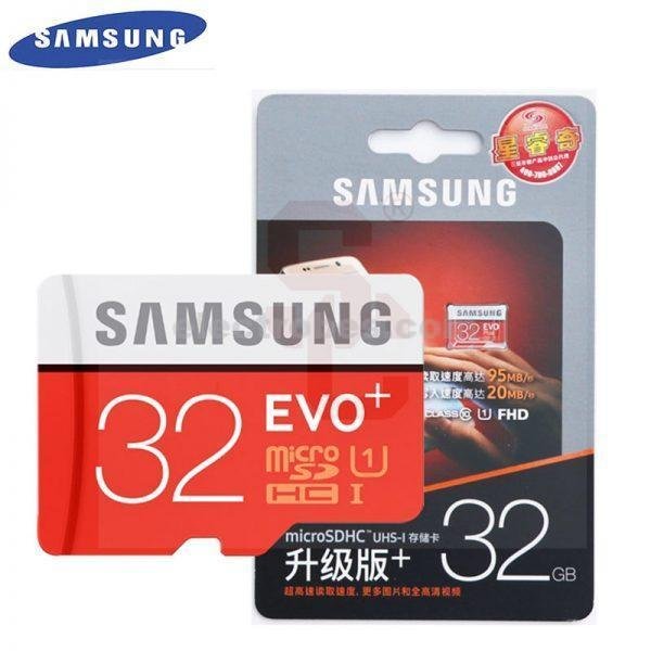 Samsung EVO Plus 32GB MicroSDHC Memory Card Class 10 at best price online in islamabad rawalpindi lahore peshawar faisalabad karachi hyderabad quetta wah taxila Pakistan