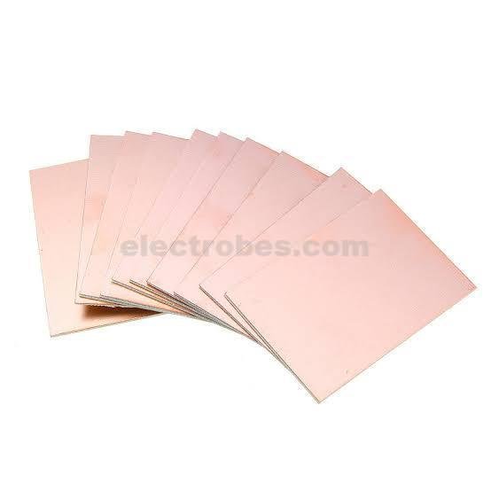 12x12 inch Copper Clad Single Sided FR4 Fiber Glass Printed Circuit Board PCB Sheet - Image 2