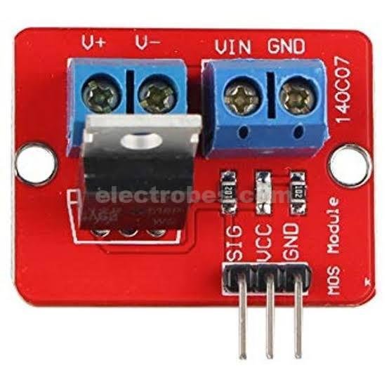 IRF520 Mosfet Driver Module for Arduino at best price online in islamabad rawalpindi lahore karachi multan sukkur skardu peshawar taxila wah gujranwala faisalabad hyderabad quetta pakistan