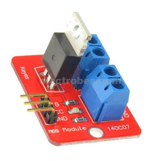 IRF520 Mosfet Driver Module for Arduino at best price online in islamabad rawalpindi lahore karachi multan sukkur skardu peshawar taxila wah gujranwala faisalabad hyderabad quetta pakistan