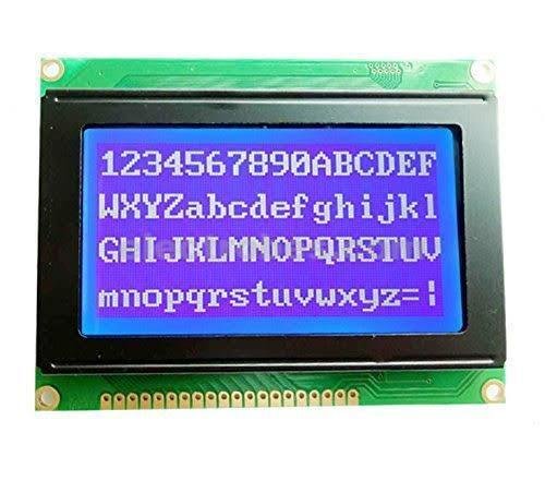 12864 128X64 KS0108 Dots Graphic LCD Display Module (Blue Color Backlight) - Image 2