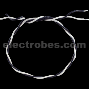 1 meter 2 Core Twisted Hard Jumper Wires Cable - Image 3