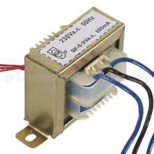 Transformer 220VAC to 6VAC 300mA Step-down Transformer