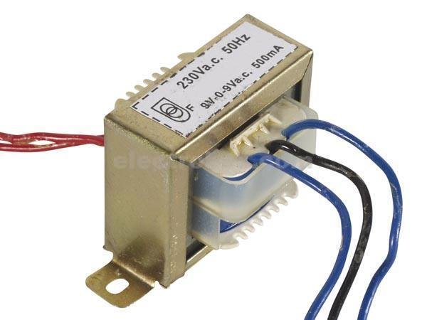 Transformer 220VAC to 6VAC 300mA Step-down Transformer