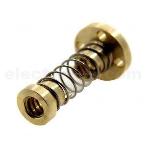 T8 Anti-backlash Spring Loaded Nut 8mm of Threaded Rod for 3D Printers