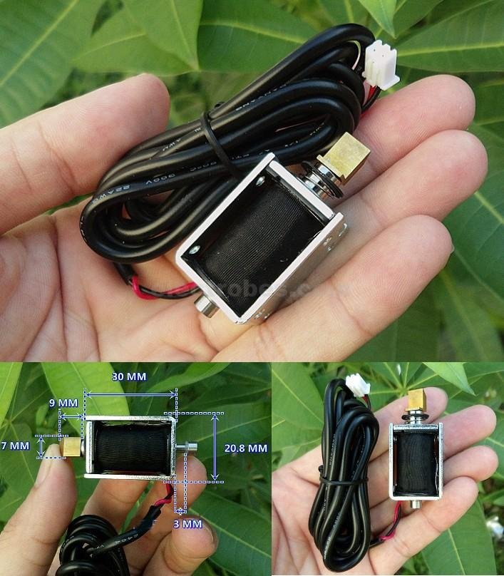 Push-pull DC 6-12V Electric door lock electromagnet - Image 4