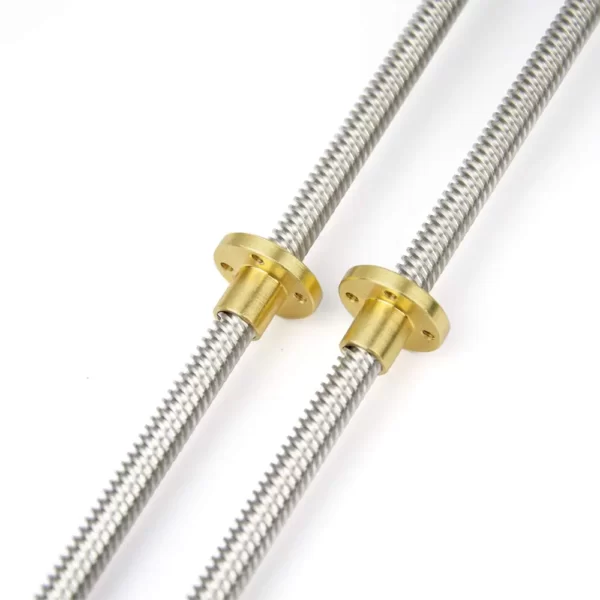 T8 Trapezoidal Lead Screw 8MM Threaded rod 2mm Pitch 200mm 300mm 400mm 500mm 600mm 800mm1000mm Length with Brass Nut at best price online in islamabad rawalpindi lahore karachi multan sukkur skardu peshawar taxila wah gujranwala faisalabad hyderabad quetta pakistan