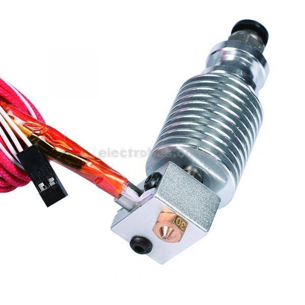 Bowden V6 long distance metal hot end Extruder with cooling fan 100K NTC thermistor 12V 40W heater 1.75mm throat and 0.4mm nozzle for 3D Printer at best price online in islamabad rawalpindi lahore peshawar faisalabad karachi hyderabad quetta wah taxila Pakistan