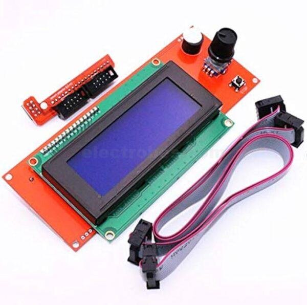 LCD 2004 Graphic Smart Display Controller Module with Adapter and Cable for RAMPS 1.4 Reprap for 3D Printers at best price online in islamabad rawalpindi lahore peshawar faisalabad karachi hyderabad quetta wah taxila Pakistan