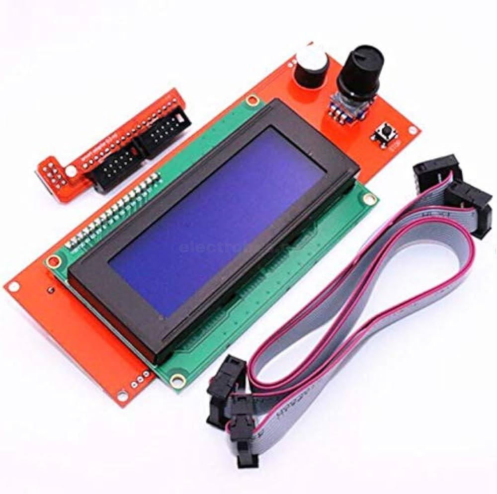 LCD 2004 Graphic Smart Display Controller Module with Adapter and Cable for RAMPS 1.4 Reprap for 3D Printers at best price online in islamabad rawalpindi lahore peshawar faisalabad karachi hyderabad quetta wah taxila Pakistan