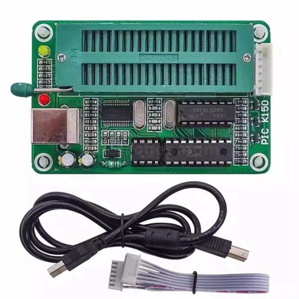 PIC K150 ICSP Programmer USB Automatic Programming Development Microcontroller with USB ICSP Cable at best price online in islamabad rawalpindi lahore peshawar faisalabad karachi hyderabad quetta wah taxila Pakistan