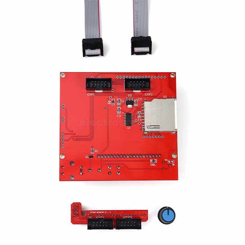 Reprap Ramps1.4 Smart Controller 12864 LCD Display Smart Controller Board for 3D Printer RAMPS 1.4 Reprap Mendel Prusa for Arduino 128x64 LCD Blue Color lcd display for 3d printer at best price online in islamabad rawalpindi lahore peshawar faisalabad karachi hyderabad quetta wah taxila Pakistan