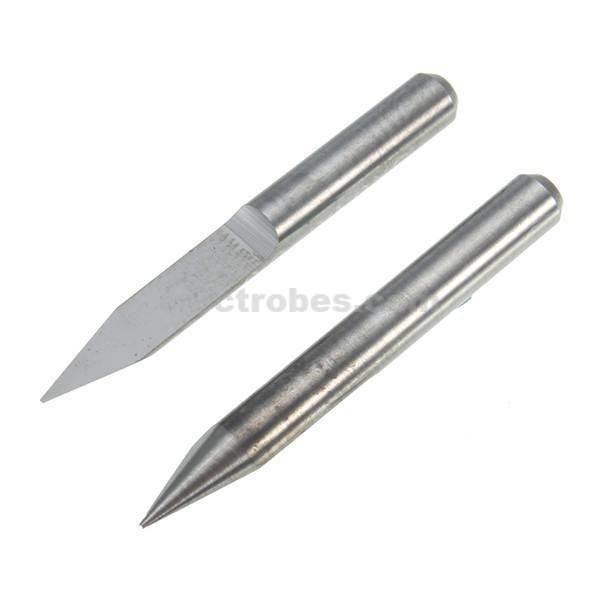 0.2mm 60 20 30 40 90 Degree PCB Engraving V-shape carbide drill Bit CNC 3.175 for PCB Copper, Plastic engraving Sharp cutting edge milling at best price online in islamabad rawalpindi lahore peshawar faisalabad karachi hyderabad quetta wah taxila Pakistan