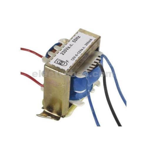 Transformer 220VAC to 12VAC 300mA Step-down Transformer