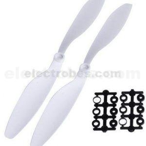 1045 Propeller Pair CW/CCW 10 inch 10x4.5 For RC Drone FPV Multi Rotor - white color at best price online in islamabad rawalpindi lahore peshawar faisalabad karachi hyderabad quetta wah taxila Pakistan