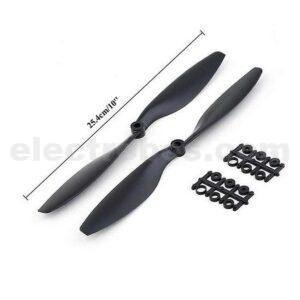 1045 Propeller Pair CW/CCW 10 inch 10x4.5 For RC Drone FPV Multi Rotor - black color at best price online in islamabad rawalpindi lahore peshawar faisalabad karachi hyderabad quetta wah taxila Pakistan
