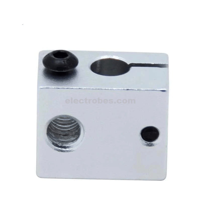 Heating Block V6 J-Head Hot End Aluminium For Reprap Makerbot 3D Printer - Image 3