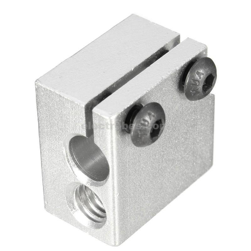 Heating Block V6 J-Head Hot End Aluminium For Reprap Makerbot 3D Printer - Image 2