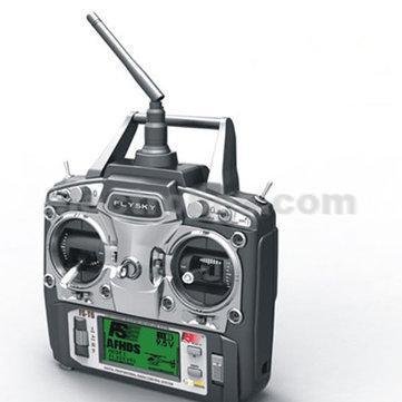 FlySky FS-T6 6 Channel 2.4 GHz Digital Radio Remote Control Transmitter & Receiver for RC Quadcopter - Image 3