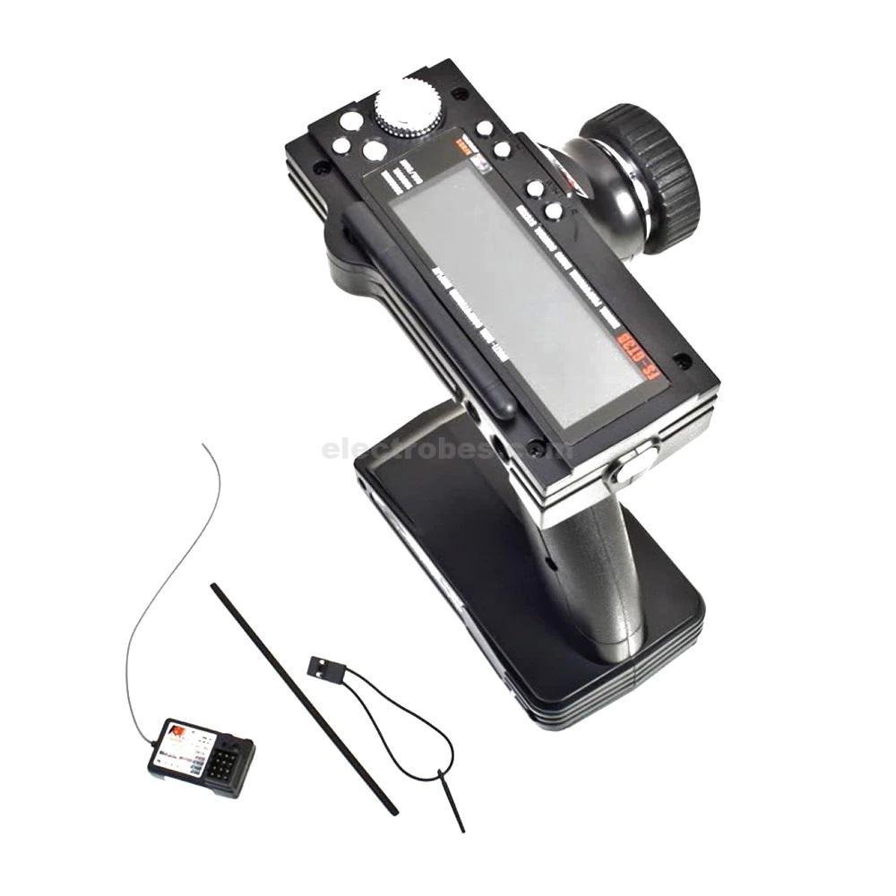 Flysky FS-GT3B 2.4GHz RC Remote Control 3CH Radio Model Transmitter & Receiver For Quadcopter - Black - Image 4