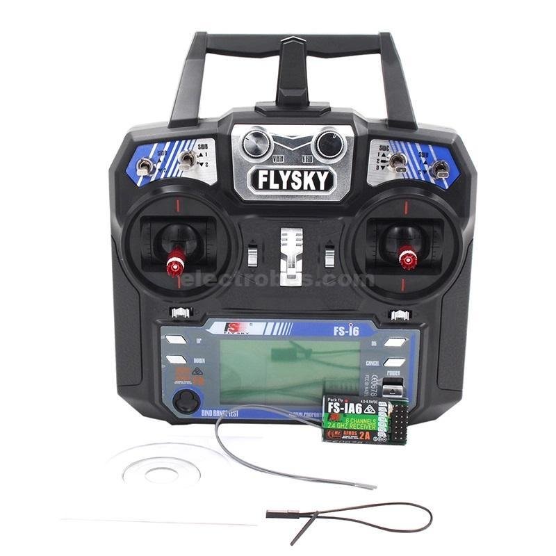 FlySky FS-I6 6 Channel 2.4 GHz Digital Radio Remote Control Transmitter & iA6 Receiver for RC Quadcopter - Image 2