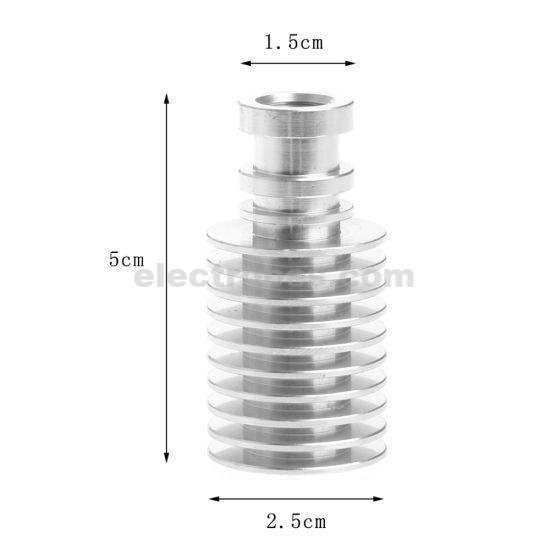 Short Distance J-head Bowden V6 Metal Hotend Extruder Heatsink - Image 4