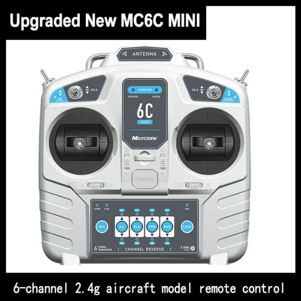 Microzone MC6C 2.4GHz 6CH Remote Controller Mode 2 and MC6RE System for Airplane Drone Multirotor Helicopter Car Boat at best price online in islamabad rawalpindi lahore peshawar faisalabad karachi hyderabad quetta wah taxila Pakistan