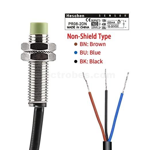 PR08-2DN M08 NPN Inductive Proximity Sensor with 2mm Sensing Distance Cylinder Inductive Switch at best price online in islamabad rawalpindi lahore peshawar faisalabad karachi hyderabad quetta wah taxila Pakistan