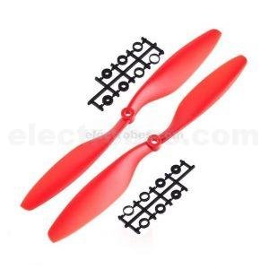 1045 Propeller Pair CW/CCW 10 inch 10x4.5 For RC Drone FPV Multi Rotor - Red