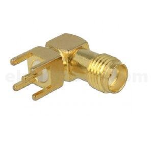 SMA Female Coax RF Straight Cable PCB Connector Jack Goldplated