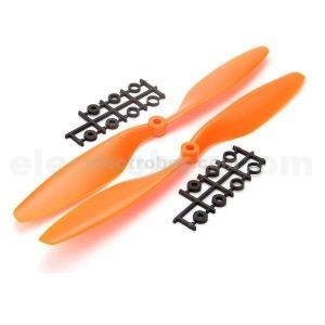 1045 Propeller Pair CW/CCW 10 inch 10x4.5 For RC Drone FPV Multi Rotor - Orange