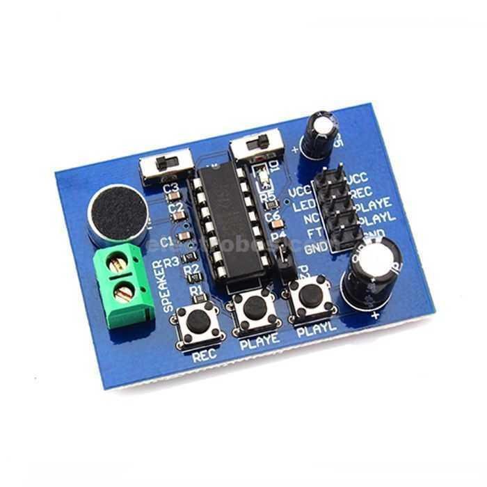 ISD1820 Voice Recording & Playback Module Sound Sensor with Microphone and 8 Ohm Speaker online at best price and delivery in islamabad rawalpindi lahore peshawar faisalabad karachi hyderabad quetta wah taxila multan sialkot mardan Pakistan