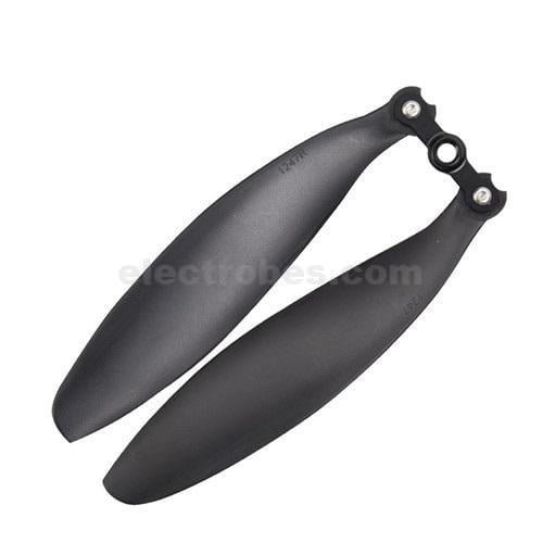 1047 Foldable Propeller Pair CW/CCW 10 inch 10x4.7 For RC Drone FPV Multi Rotor - Black