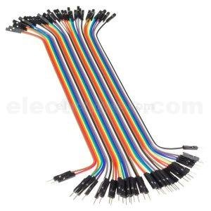 Pin to Hole 40 Jumper Wires Strip