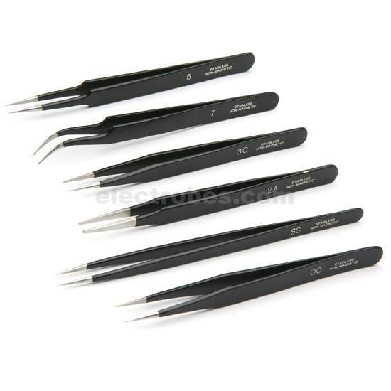 Jakemy Tweezers Stainless Steel Anti-static JM-T1-15 - Image 2