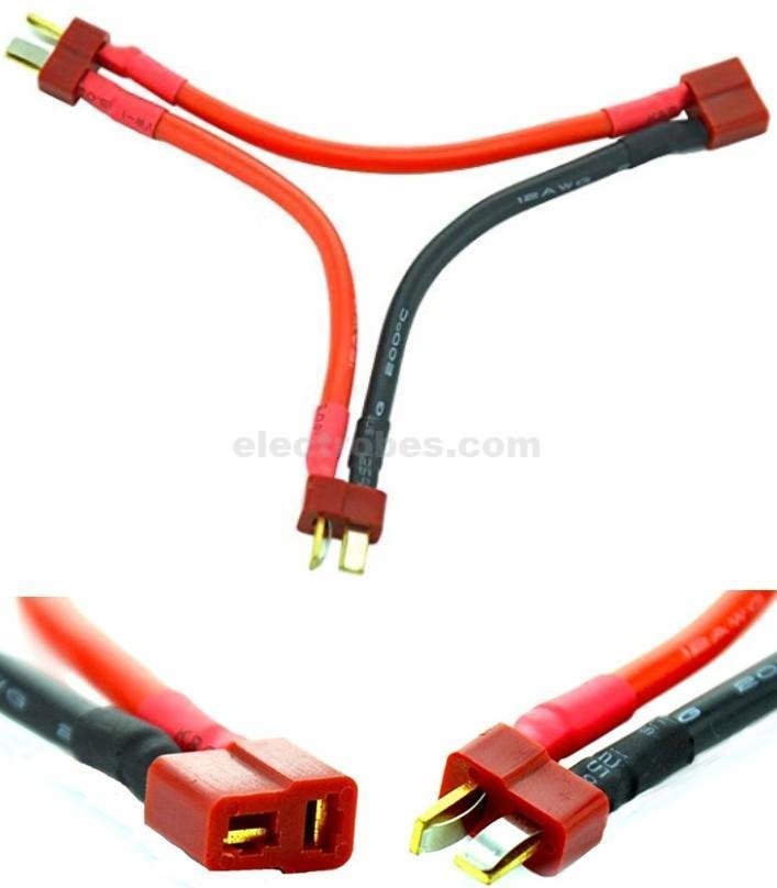 T-Plug Series Battery Connector Cable Extension Delta Splitter - Image 3