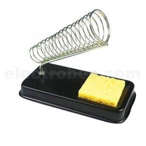 Soldering Iron Stand heavy-duty Metal Base and a reinforced spring holder