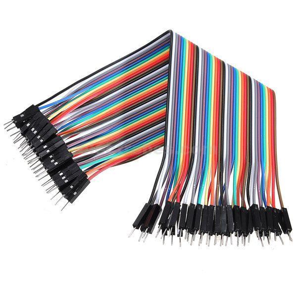 10cm 20cm 30cm Pin to Pin Jumper Wires Strip in Pakistan