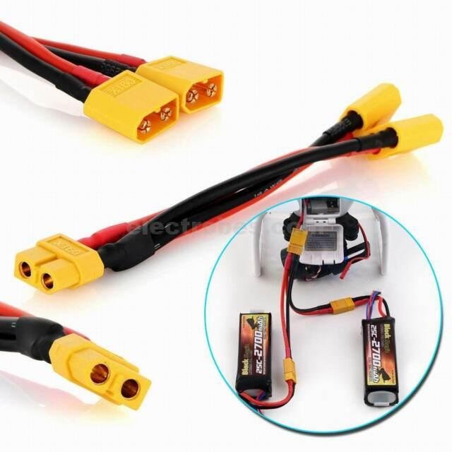 XT60 Parallel Battery Connector Cable Extension Y Splitter F16768 - Image 3
