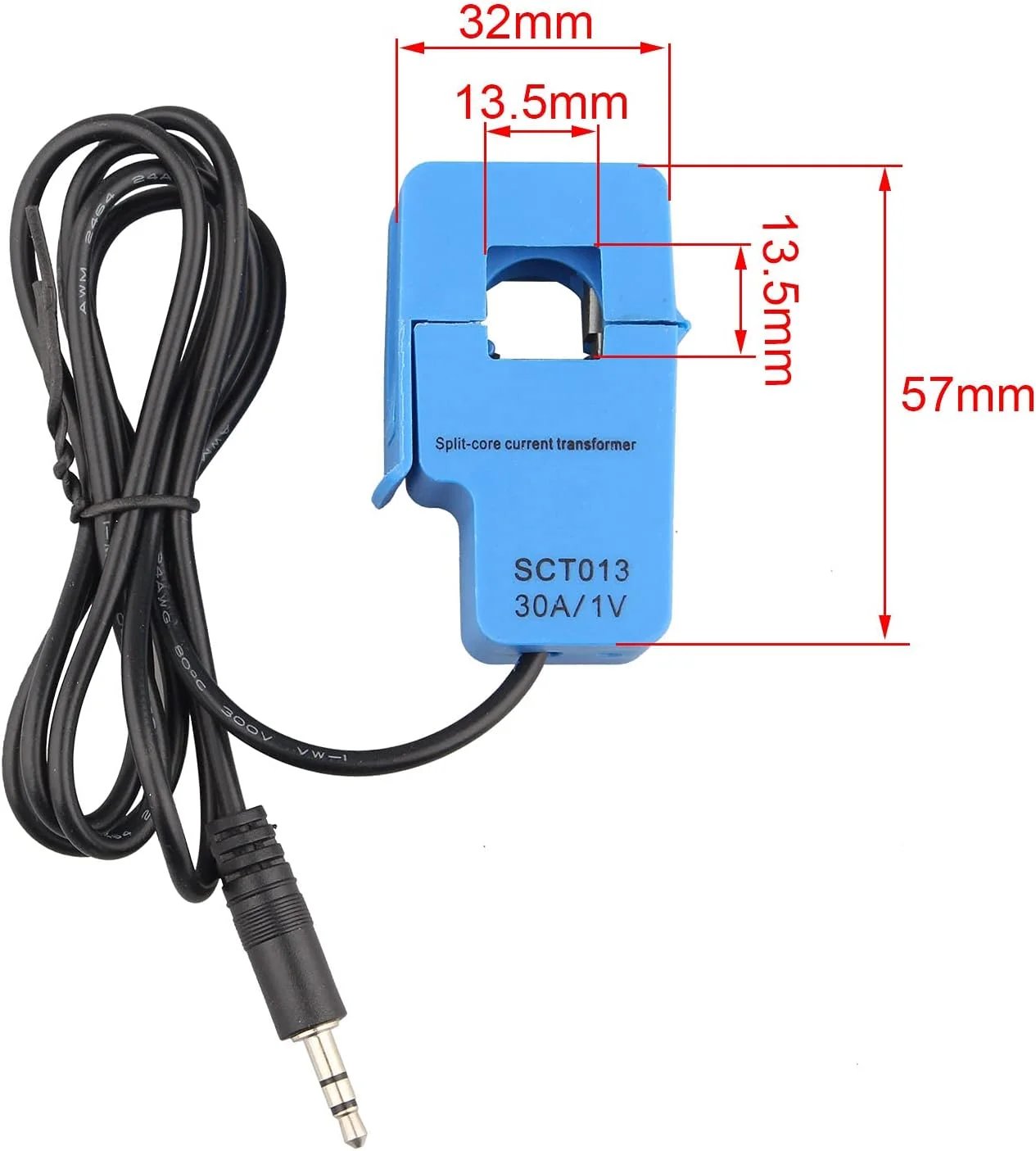 Buy 30A SCT-013-000 Non-invasive AC Current Clamp Sensor online at best price and delivery in islamabad rawalpindi lahore peshawar faisalabad karachi hyderabad quetta wah taxila multan sialkot mardan Pakistan