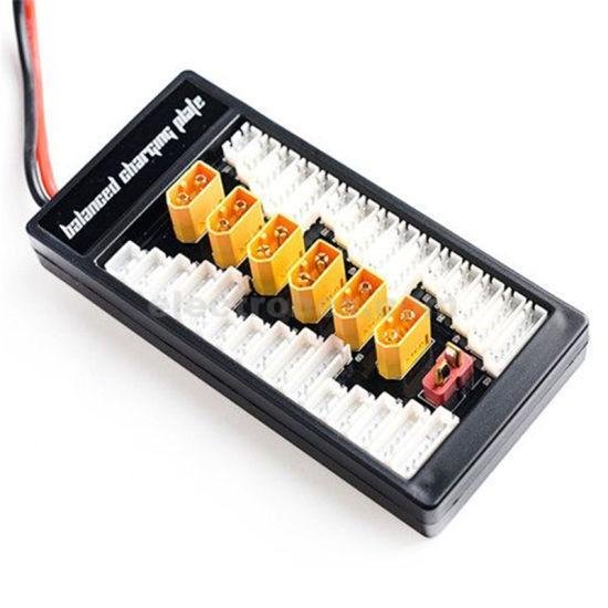 XT60 LIPO Parallel Balanced Charging Board with Deans Connector