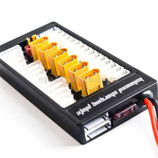 XT60 LIPO Parallel Balanced Charging Board with Deans Connector - Image 3
