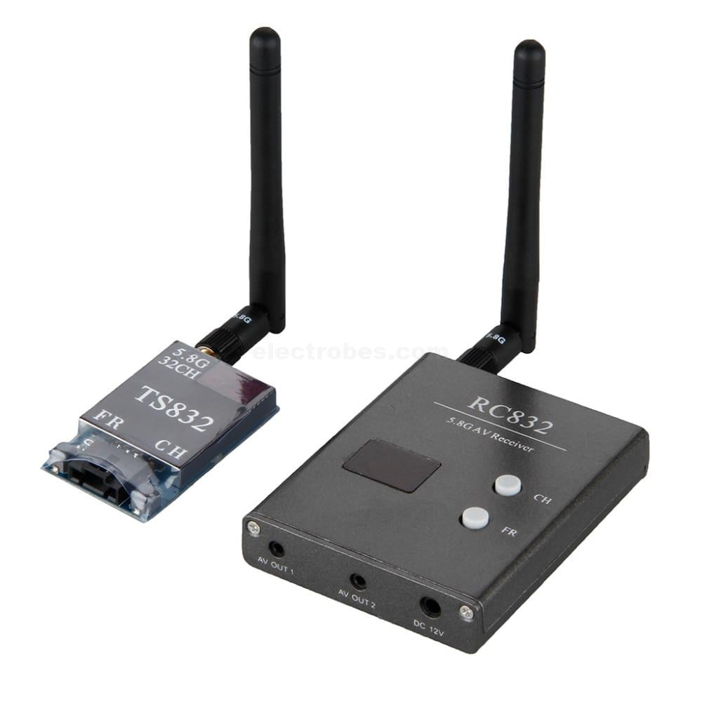 RC832 Receiver and TS832 Transmitter 32Ch 5.8G 600mW Wireless AV for FPV