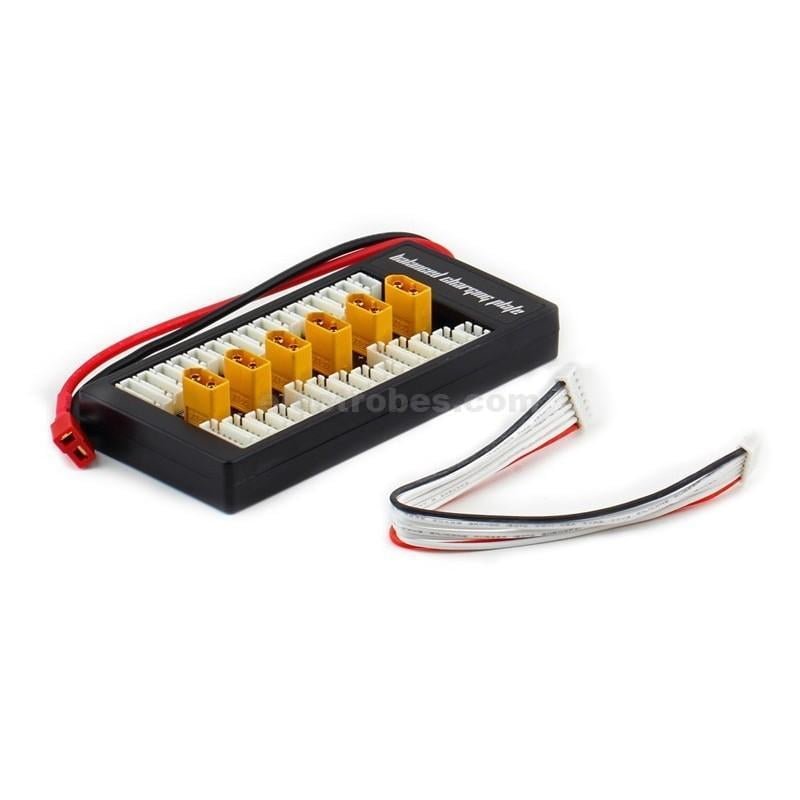 XT60 LIPO Parallel Balanced Charging Board with Deans Connector - Image 2