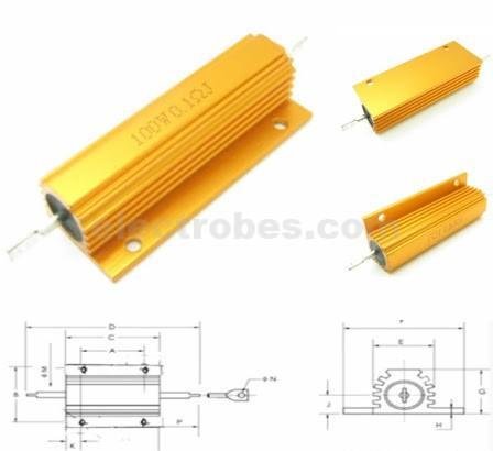 0.1R 100W High power Resistor Aluminum Wire Wound Golden at best price online in islamabad rawalpindi lahore peshawar faisalabad karachi hyderabad quetta wah taxila Pakistan