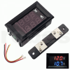 2in1 DC 0-100V 50A 100A 50A Voltmeter Ammeter With DC 75mV Ampere Shunt Dual 0.28" Red Blue Voltage Detector Current Indicator to monitor the UPS. at best price online in islamabad rawalpindi lahore peshawar faisalabad karachi hyderabad quetta wah taxila Pakistan