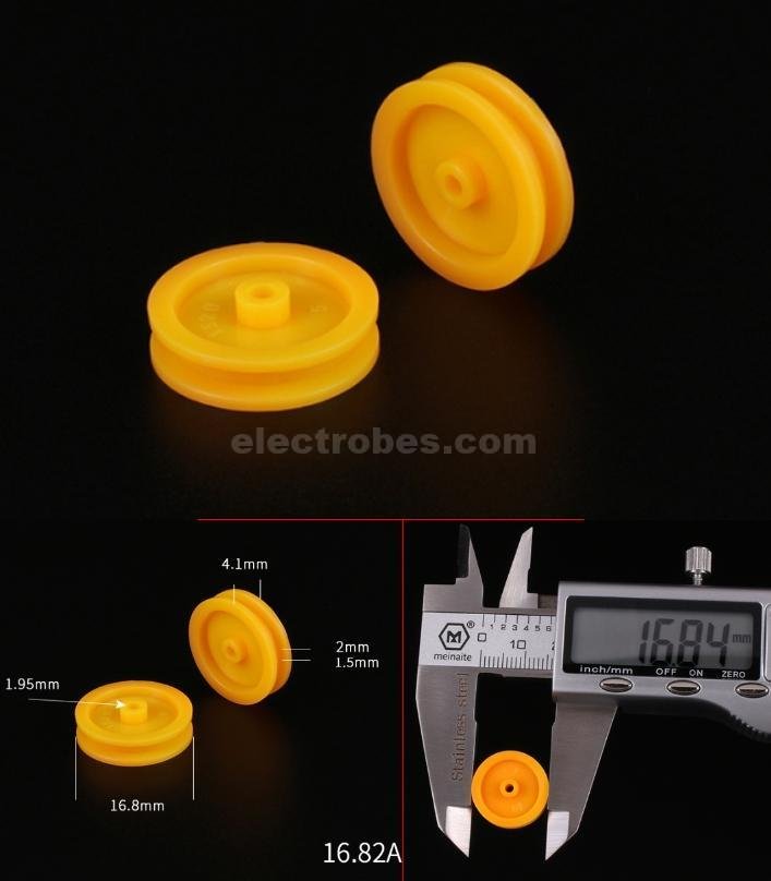 DIY F16.82A Single layer Pulley Gear Transmission Wheel