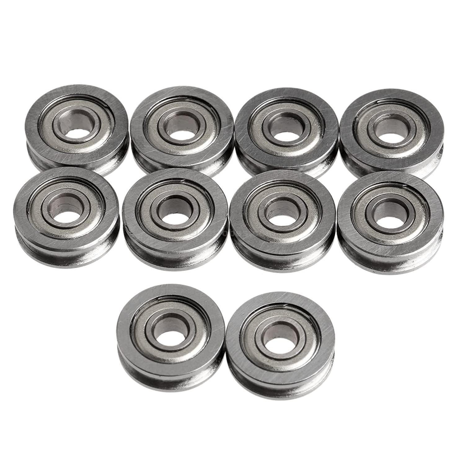 U604ZZ Toothless Idler Pulley U-Groove Guide Wheel for CNC & 3D Printer - Image 2