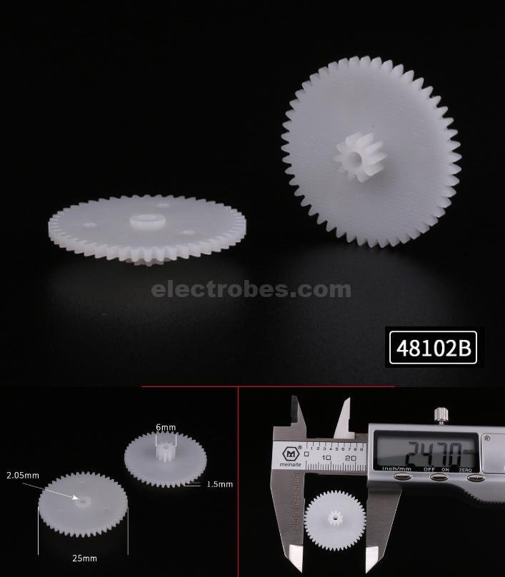 DIY 48102B Double-layer Stacked Reduction Gear