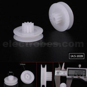 DIY F14.5-102B Double-layer Pulley and Gear Transmission